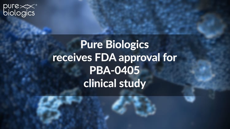 PBA-0405 receives FDA "study may proceed"